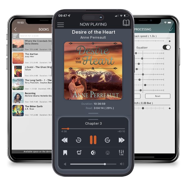 Download fo free audiobook Desire of the Heart by Anne Perreault and listen anywhere on your iOS devices in the ListenBook app.