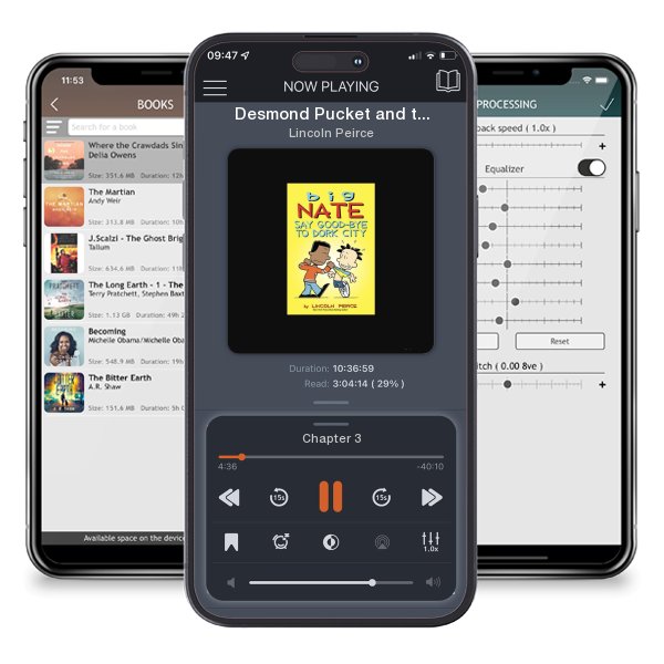 Download fo free audiobook Desmond Pucket and the Mountain Full of Monsters by Lincoln Peirce and listen anywhere on your iOS devices in the ListenBook app.