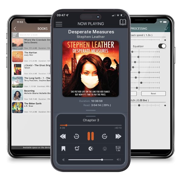 Download fo free audiobook Desperate Measures by Stephen Leather and listen anywhere on your iOS devices in the ListenBook app.