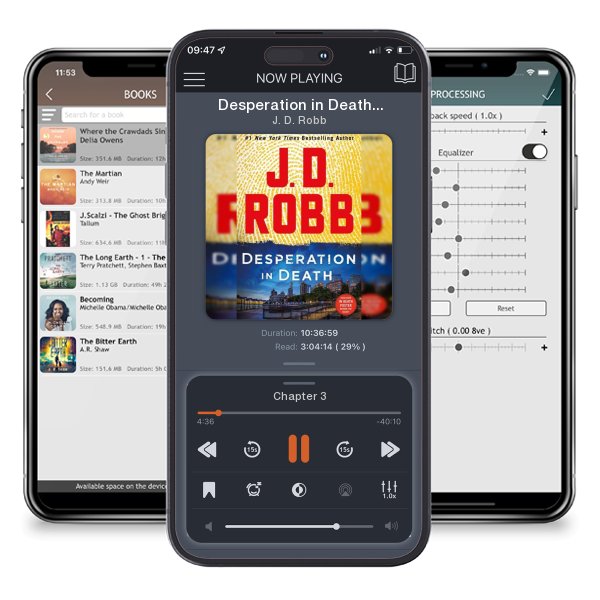 Download fo free audiobook Desperation in Death: An Eve Dallas Novel by J. D. Robb and listen anywhere on your iOS devices in the ListenBook app.