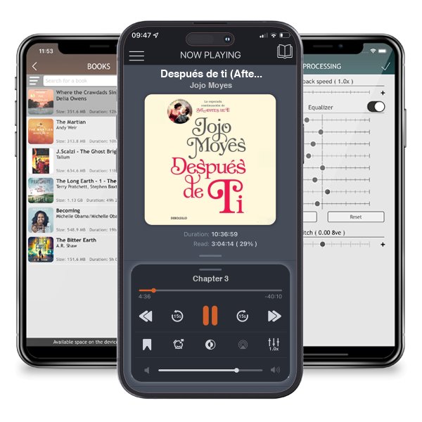 Descargar audiolibro gratis Después de ti (After You) by Jojo Moyes y escuchar en cualquier lugar en sus dispositivos iOS en la aplicación ListenBook.