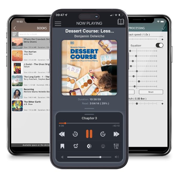 Download fo free audiobook Dessert Course: Lessons in the Whys and Hows of Baking by Benjamin Delwiche and listen anywhere on your iOS devices in the ListenBook app.