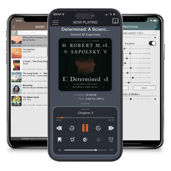 Download fo free audiobook Determined: A Science of Life Without Free Will by Robert M Sapolsky and listen anywhere on your iOS devices in the ListenBook app.