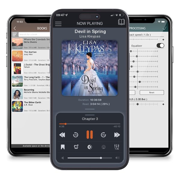 Download fo free audiobook Devil in Spring by Lisa Kleypas and listen anywhere on your iOS devices in the ListenBook app.