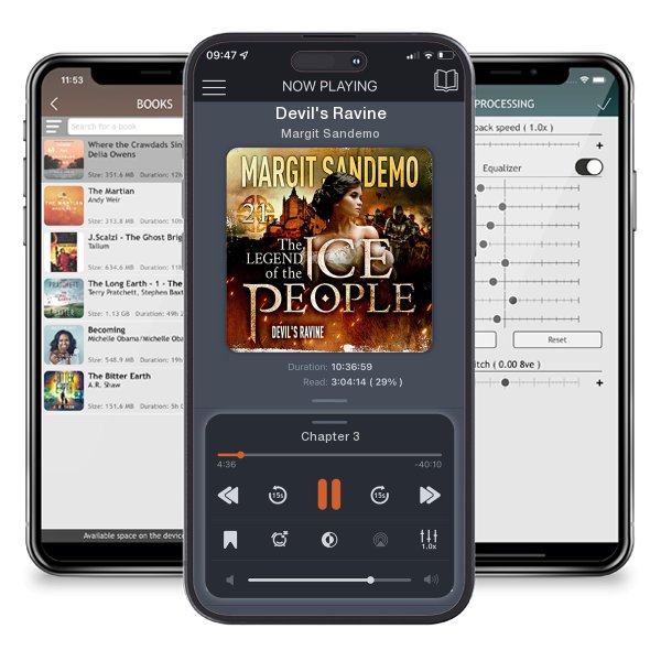 Download fo free audiobook Devil's Ravine by Margit Sandemo and listen anywhere on your iOS devices in the ListenBook app.