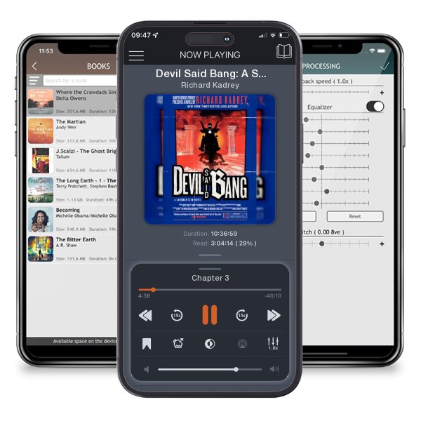 Download fo free audiobook Devil Said Bang: A Sandman Slim Novel by Richard Kadrey and listen anywhere on your iOS devices in the ListenBook app.