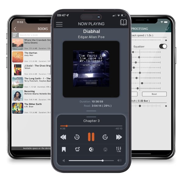 Download fo free audiobook Diabhal by Edgar Allan Poe and listen anywhere on your iOS devices in the ListenBook app.