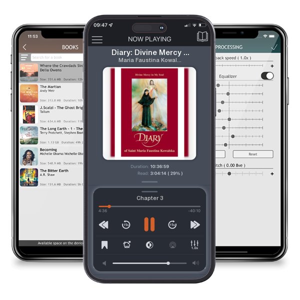 Download fo free audiobook Diary: Divine Mercy in My Soul by Maria Faustina Kowalska and listen anywhere on your iOS devices in the ListenBook app.