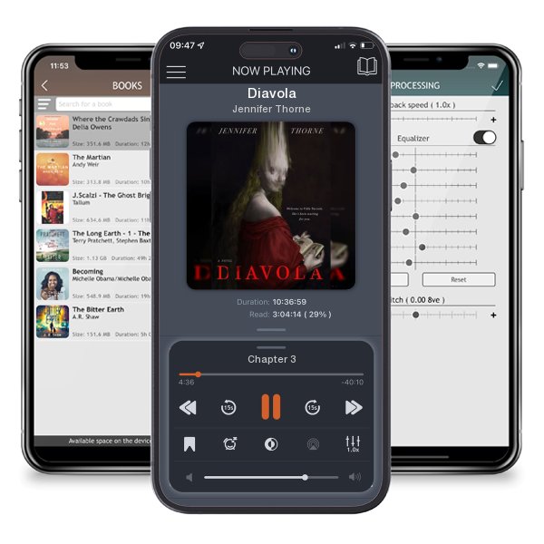 Download fo free audiobook Diavola by Jennifer Thorne and listen anywhere on your iOS devices in the ListenBook app.