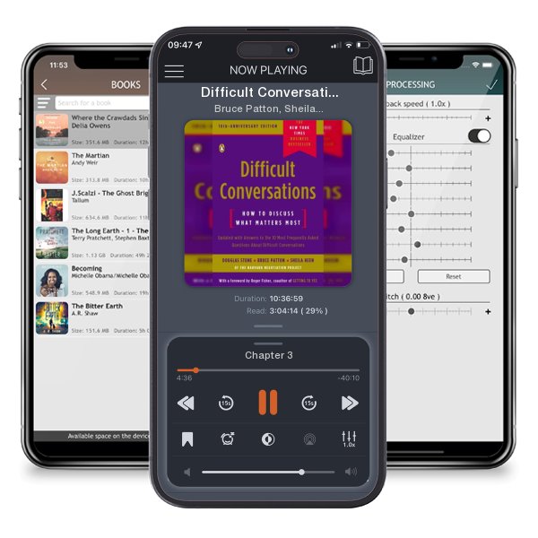 Download fo free audiobook Difficult Conversations: How to Discuss What Matters Most by Bruce Patton, Sheila Heen,  et al. and listen anywhere on your iOS devices in the ListenBook app.