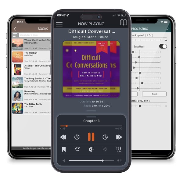 Download fo free audiobook Difficult Conversations: How to Discuss What Matters Most by Douglas Stone, Bruce Patton,  et al. and listen anywhere on your iOS devices in the ListenBook app.