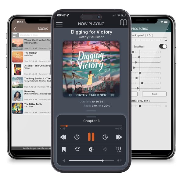 Download fo free audiobook Digging for Victory by Cathy Faulkner and listen anywhere on your iOS devices in the ListenBook app.