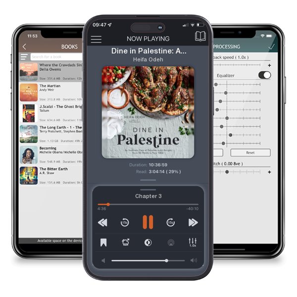 Download fo free audiobook Dine in Palestine: An Authentic Taste of Palestine in 60... by Heifa Odeh and listen anywhere on your iOS devices in the ListenBook app.