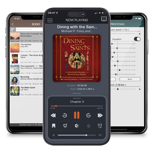 Download fo free audiobook Dining with the Saints: The Sinner's Guide to a Righteous Feast by Michael P. Foley and Leo Patalinghug and listen anywhere on your iOS devices in the ListenBook app.