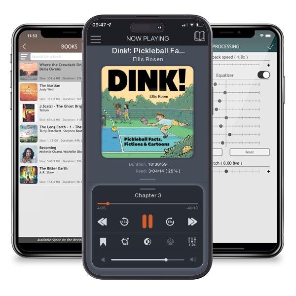 Download fo free audiobook Dink!: Pickleball Facts, Fictions & Cartoons by Ellis Rosen and listen anywhere on your iOS devices in the ListenBook app.