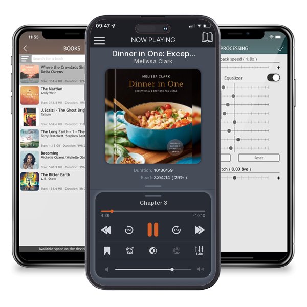 Download fo free audiobook Dinner in One: Exceptional & Easy One-Pan Meals: A Cookbook by Melissa Clark and listen anywhere on your iOS devices in the ListenBook app.