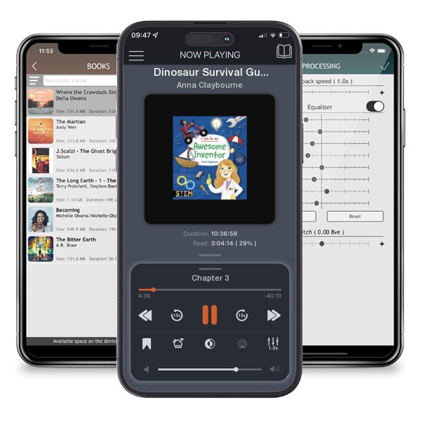 Download fo free audiobook Dinosaur Survival Guide by Anna Claybourne and listen anywhere on your iOS devices in the ListenBook app.