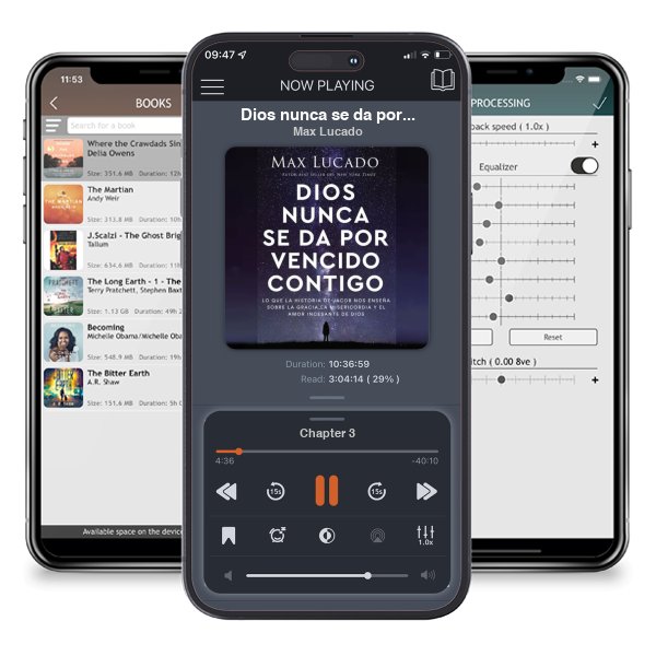 Descargar audiolibro gratis Dios nunca se da por vencido contigo: Lo que la historia de Jacob nos enseña sobre la gracia, la misericordia y el amor incesante de Dios by Max Lucado y escuchar en cualquier lugar en sus dispositivos iOS en la aplicación ListenBook.