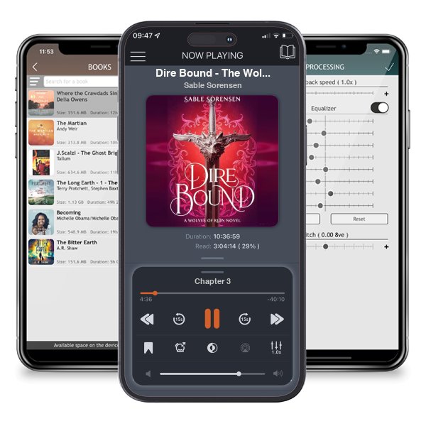 Download fo free audiobook Dire Bound - The Wolves of Ruin by Sable Sorensen and listen anywhere on your iOS devices in the ListenBook app.