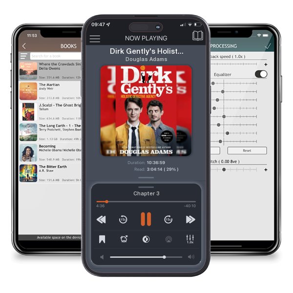 Download fo free audiobook Dirk Gently's Holistic Detective Agency by Douglas Adams and listen anywhere on your iOS devices in the ListenBook app.