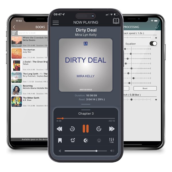 Download fo free audiobook Dirty Deal by Mira Lyn Kelly and listen anywhere on your iOS devices in the ListenBook app.