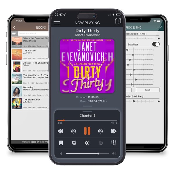 Download fo free audiobook Dirty Thirty by Janet Evanovich and listen anywhere on your iOS devices in the ListenBook app.