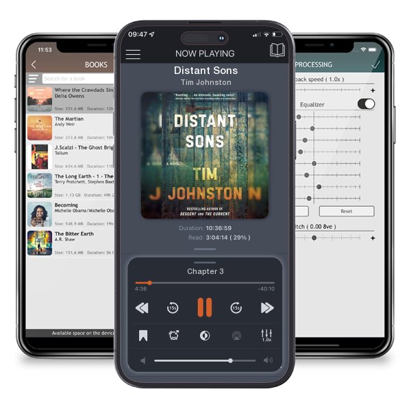 Download fo free audiobook Distant Sons by Tim Johnston and listen anywhere on your iOS devices in the ListenBook app.