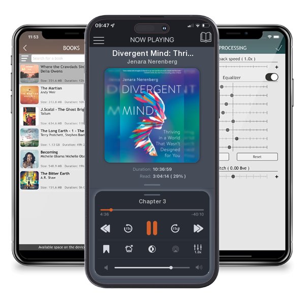 Download fo free audiobook Divergent Mind: Thriving in a World That Wasn't Designed for You by Jenara Nerenberg and listen anywhere on your iOS devices in the ListenBook app.