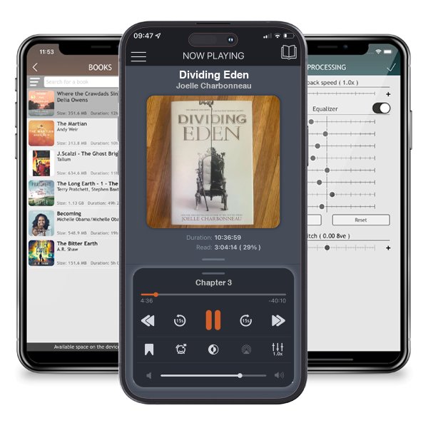 Download fo free audiobook Dividing Eden by Joelle Charbonneau and listen anywhere on your iOS devices in the ListenBook app.