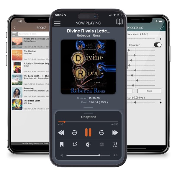Download fo free audiobook Divine Rivals (Letters of Enchantment, #1) by Rebecca Ross and listen anywhere on your iOS devices in the ListenBook app.
