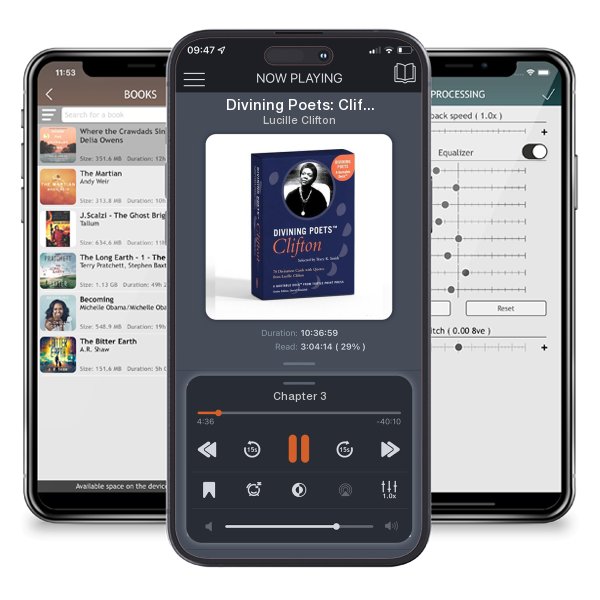 Download fo free audiobook Divining Poets: Clifton: A Quotable Deck from Turtle Point Press by Lucille Clifton and listen anywhere on your iOS devices in the ListenBook app.