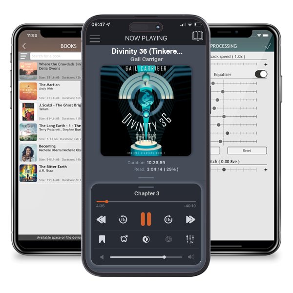 Download fo free audiobook Divinity 36 (Tinkered Starsong, #1) by Gail Carriger and listen anywhere on your iOS devices in the ListenBook app.