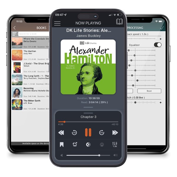 Download fo free audiobook DK Life Stories: Alexander Hamilton by James Buckley and listen anywhere on your iOS devices in the ListenBook app.