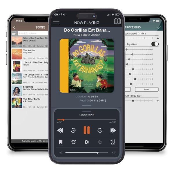 Download fo free audiobook Do Gorillas Eat Bananas? - Go Wild by Huw Lewis Jones and listen anywhere on your iOS devices in the ListenBook app.