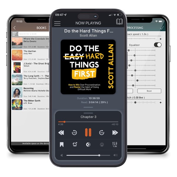 Download fo free audiobook Do the Hard Things First by Scott Allan and listen anywhere on your iOS devices in the ListenBook app.