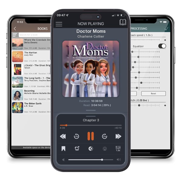 Download fo free audiobook Doctor Moms by Charlene Collier and listen anywhere on your iOS devices in the ListenBook app.