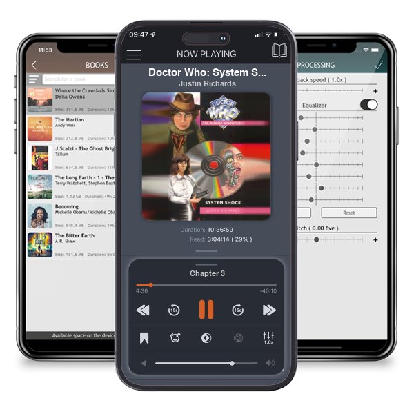 Download fo free audiobook Doctor Who: System Shock by Justin Richards and listen anywhere on your iOS devices in the ListenBook app.