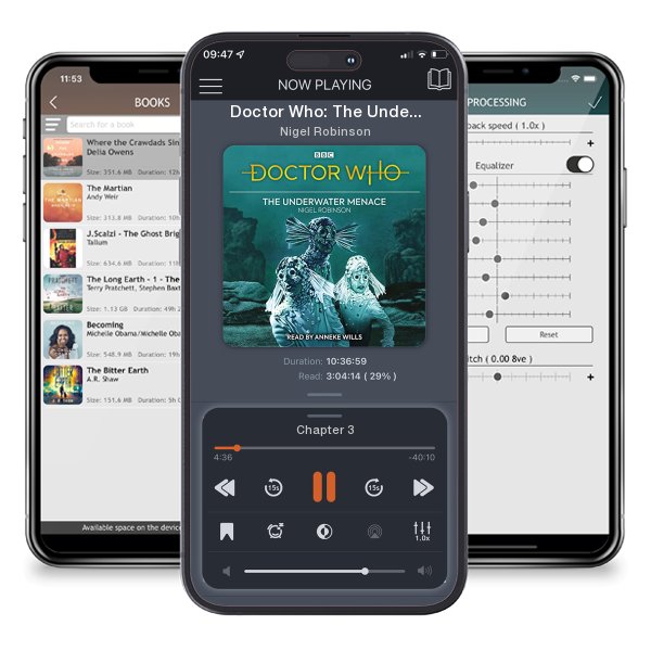 Download fo free audiobook Doctor Who: The Underwater Menace by Nigel Robinson and listen anywhere on your iOS devices in the ListenBook app.