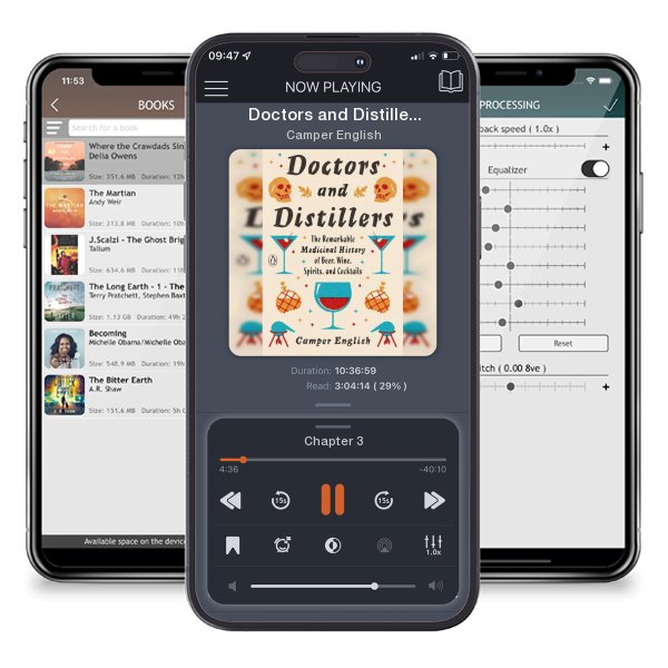 Download fo free audiobook Doctors and Distillers: The Remarkable Medicinal History of... by Camper English and listen anywhere on your iOS devices in the ListenBook app.