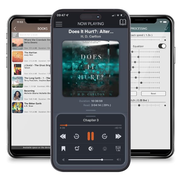 Download fo free audiobook Does It Hurt?: Alternate Cover by H. D. Carlton and listen anywhere on your iOS devices in the ListenBook app.