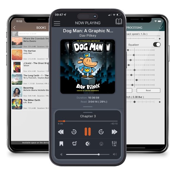 Download fo free audiobook Dog Man: A Graphic Novel (Dog Man #1): From the Creator of... by Dav Pilkey and listen anywhere on your iOS devices in the ListenBook app.