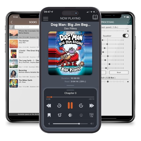 Download fo free audiobook Dog Man: Big Jim Begins (Dog Man #13) by Dav Pilkey and listen anywhere on your iOS devices in the ListenBook app.