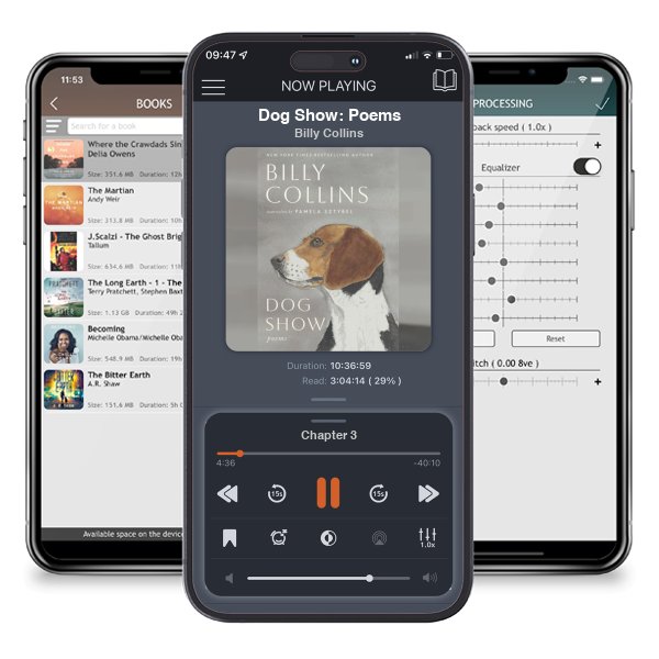 Download fo free audiobook Dog Show: Poems by Billy Collins and listen anywhere on your iOS devices in the ListenBook app.