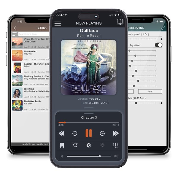 Download fo free audiobook Dollface by Renée Rosen and listen anywhere on your iOS devices in the ListenBook app.