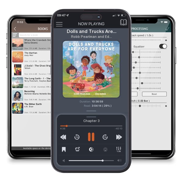 Download fo free audiobook Dolls and Trucks Are for Everyone by Robb Pearlman and Eda Kaban and listen anywhere on your iOS devices in the ListenBook app.