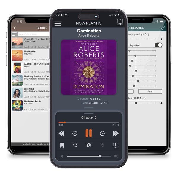 Download fo free audiobook Domination by Alice Roberts and listen anywhere on your iOS devices in the ListenBook app.