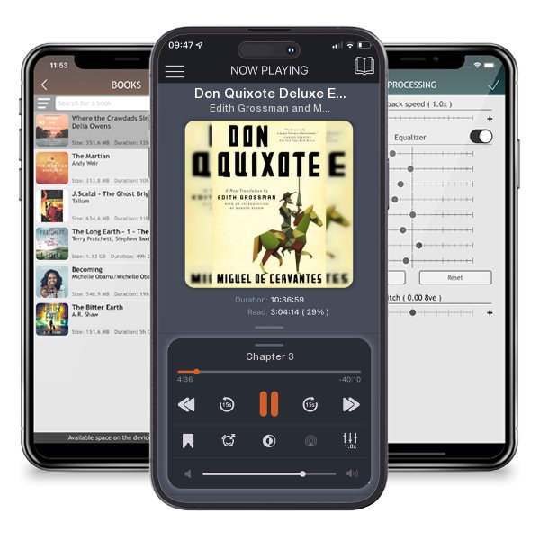 Download fo free audiobook Don Quixote Deluxe Edition by Edith Grossman and Miguel De Cervantes and listen anywhere on your iOS devices in the ListenBook app.