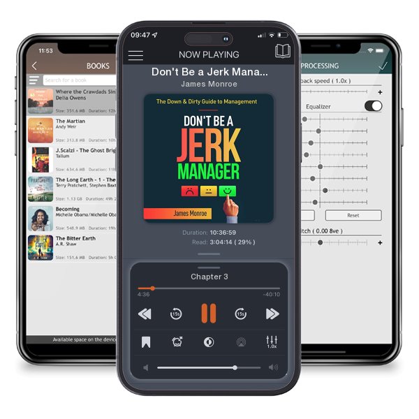 Download fo free audiobook Don't Be a Jerk Manager by James Monroe and listen anywhere on your iOS devices in the ListenBook app.
