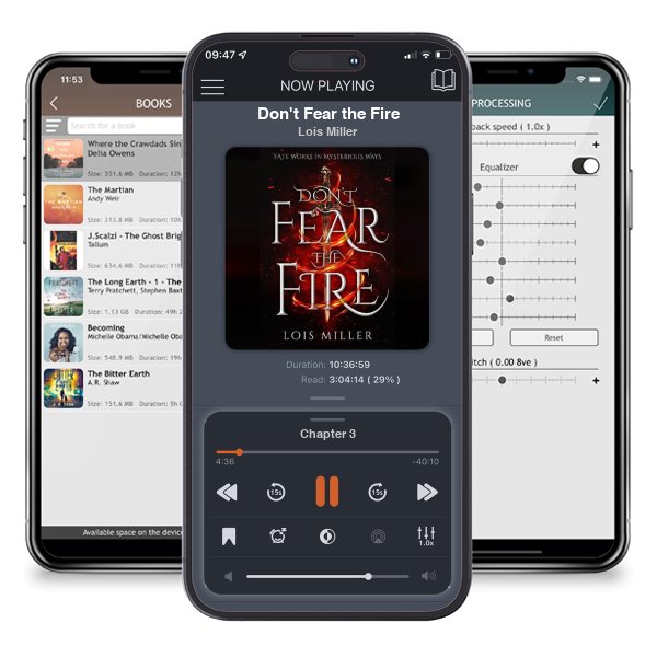 Download fo free audiobook Don't Fear the Fire by Lois Miller and listen anywhere on your iOS devices in the ListenBook app.