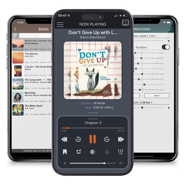 Download fo free audiobook Don't Give Up with Lee the Fox by Darci Davidson and listen anywhere on your iOS devices in the ListenBook app.
